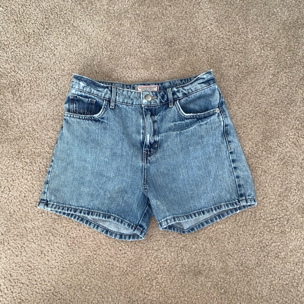vintage guess jean shorts!